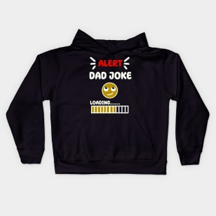 Dad joke loading black Kids Hoodie